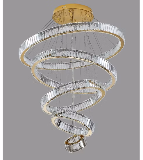 Luz pendente de luxo de fábrica para decoração interna personalizada de sala de estar luz pendente moderna LED